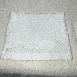 lily Pulitzer white mini skirt